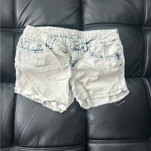 Women's Light Blue Denim Shorts